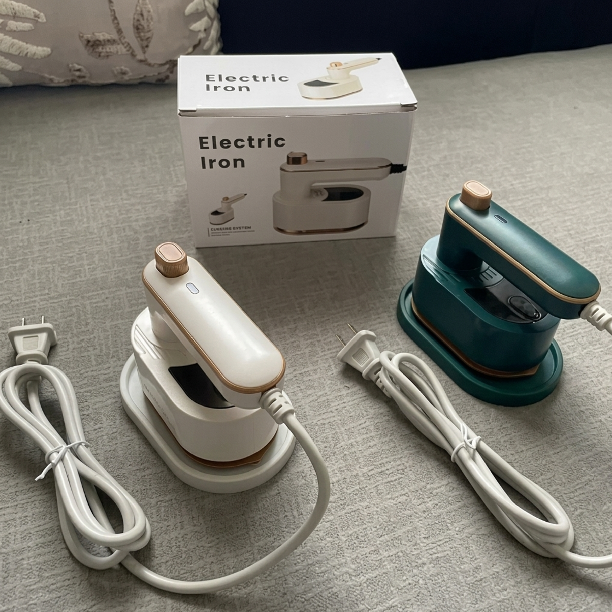 Green Steam Iron for Quick Wrinkle Removal
