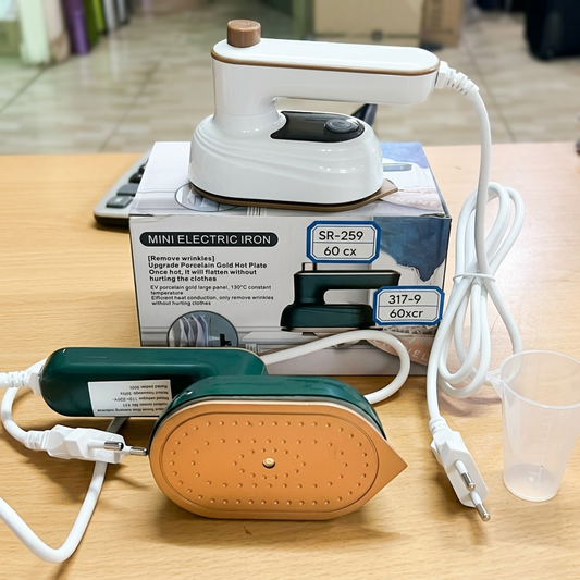 Green Steam Iron for Quick Wrinkle Removal