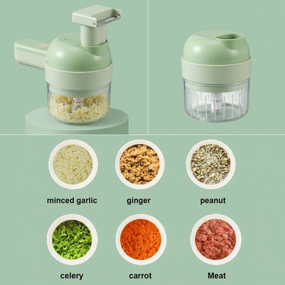 4 in 1 Handheld Electric Vegetable Cutter Set