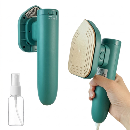 Green Steam Iron for Quick Wrinkle Removal