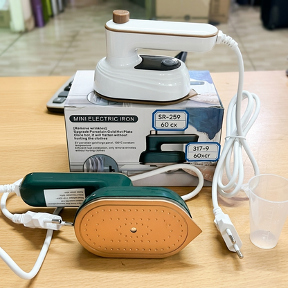 Green Steam Iron for Quick Wrinkle Removal