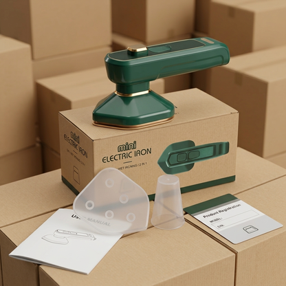 Green Steam Iron for Quick Wrinkle Removal